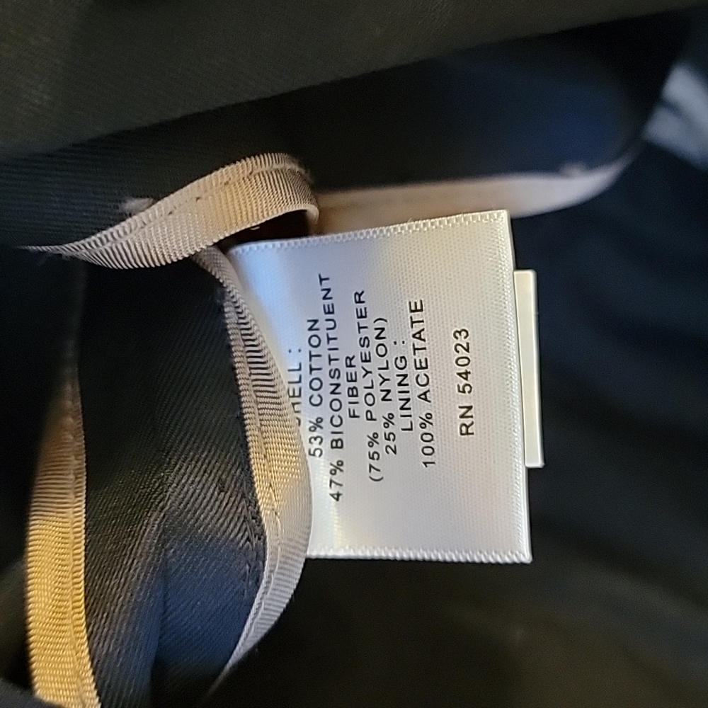 NWOT Banana Republic Essential Black Belted Trench Coat Size: L - Picture 11 of 11